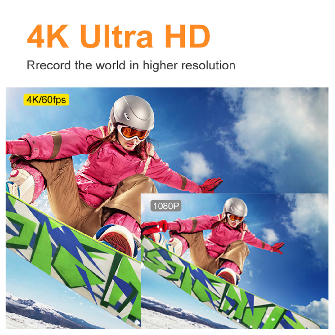 CÁMARA GO PRO ULTRA HD 4K 16 MP NEGRO / CÁMARA DEPORTIVA SPORT / ACUÁTICA Y PORTABLE - 8