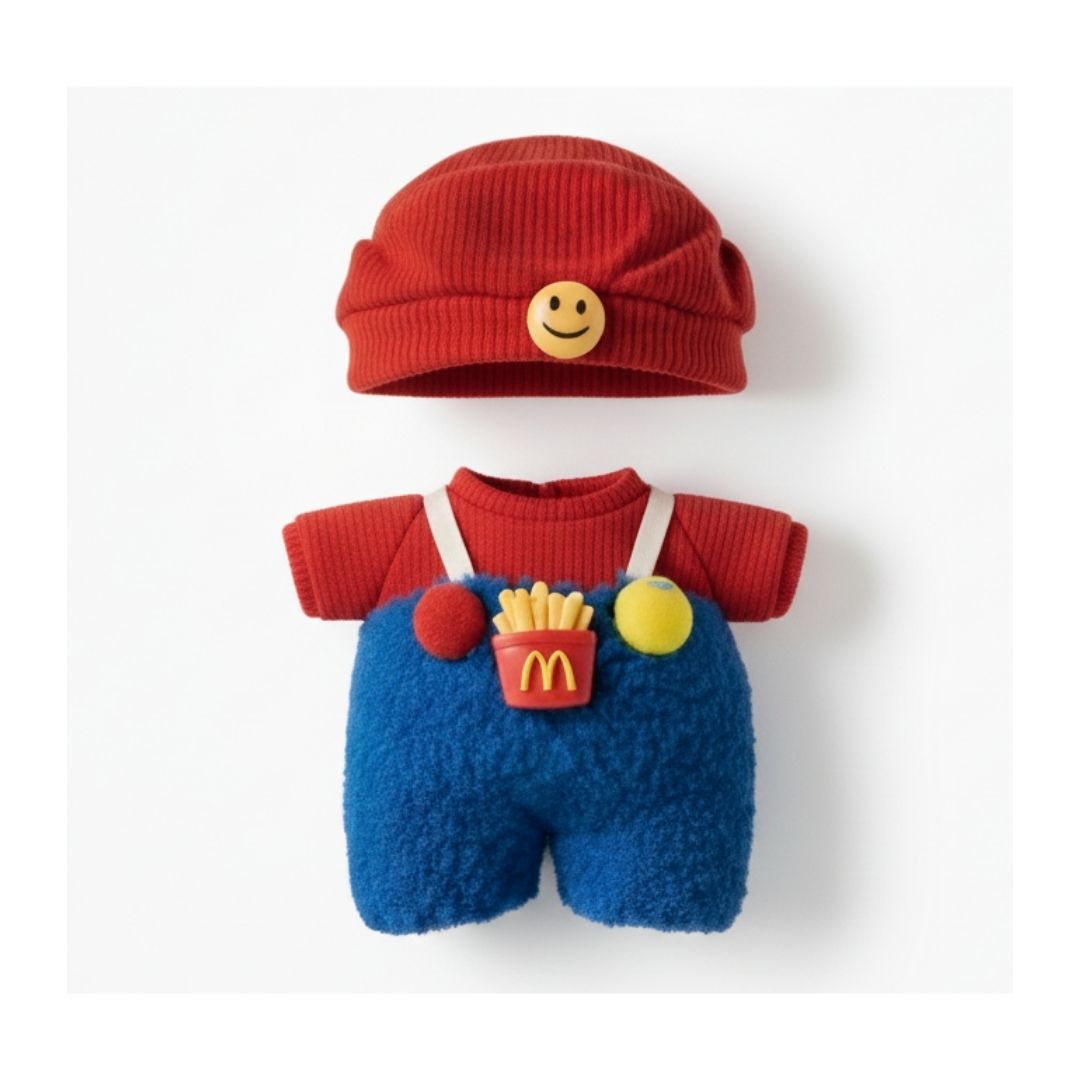 ROPA PARA LABUBU TRABAJADOR MC DONALS - 2
