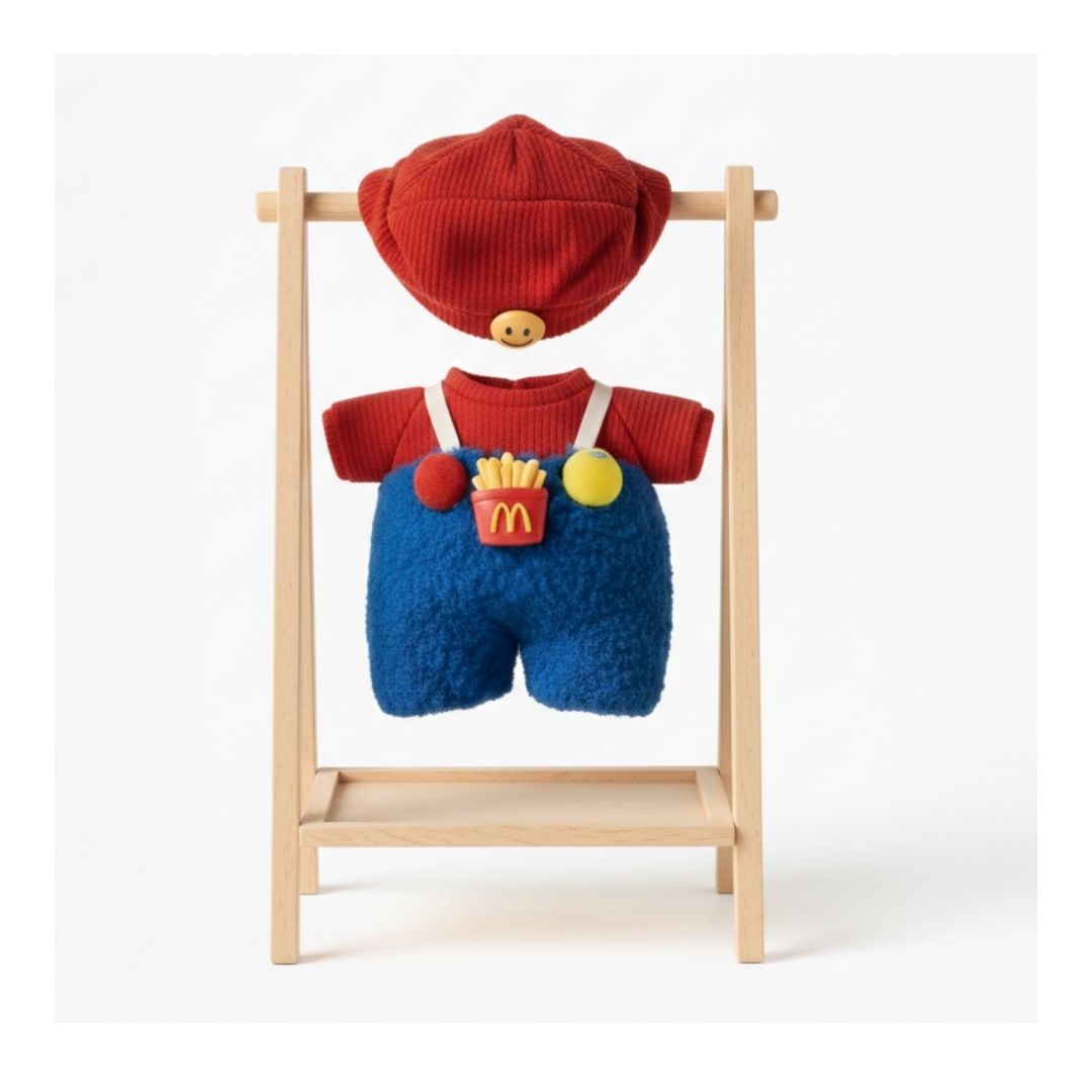 ROPA PARA LABUBU TRABAJADOR MC DONALS - 3