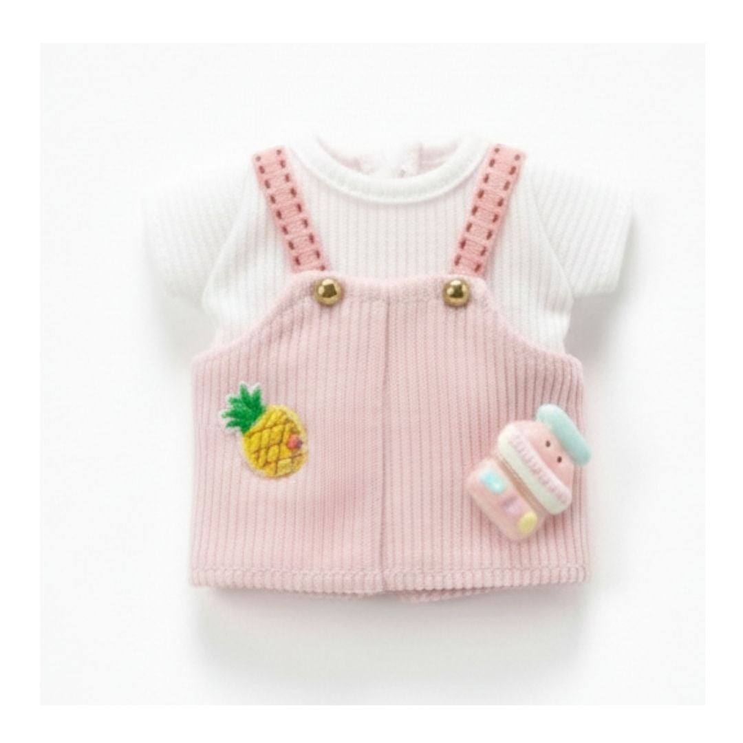 ROPA PARA LABUBU CONJUNTO ROSA - 2