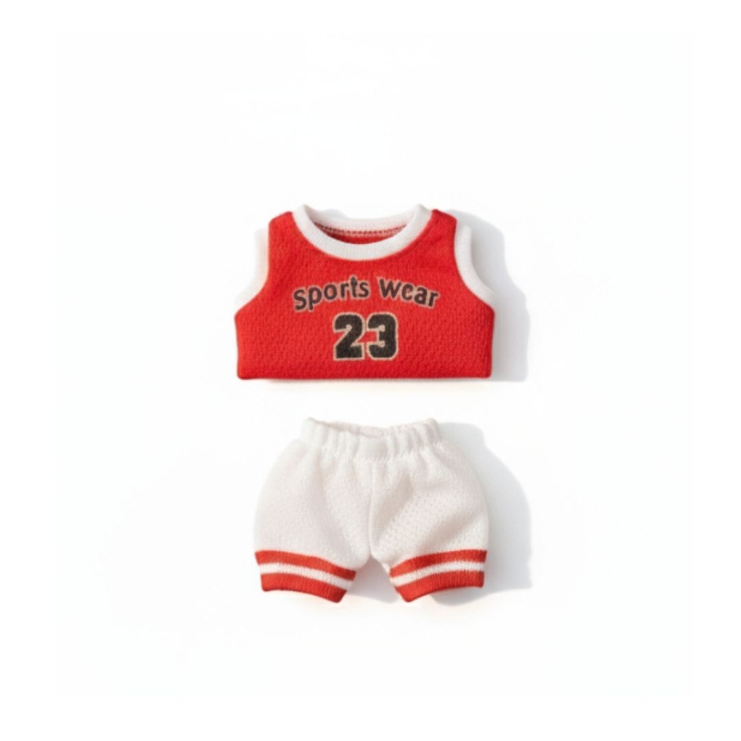 ROPA PARA LABUBU CONJUNTO DEPORTIVO ROJO - 2