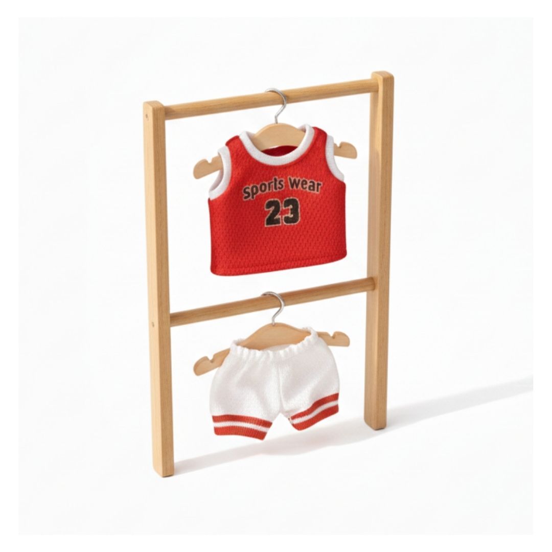 ROPA PARA LABUBU CONJUNTO DEPORTIVO ROJO - 3