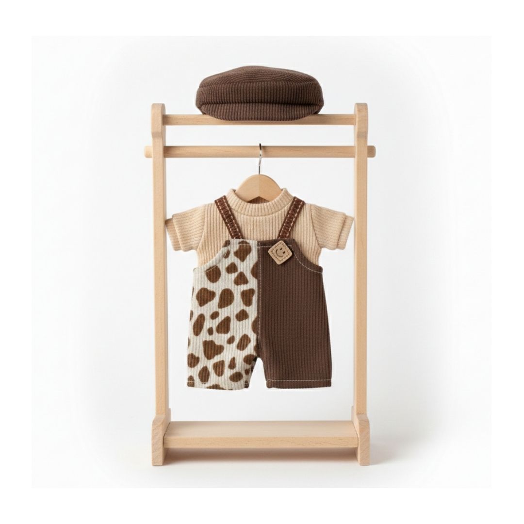 ROPA PARA LABUBU CONJUNTO MARRON - 3