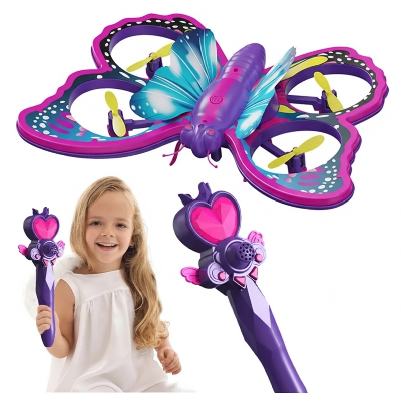 AVIÓN AEROJET MARIPOSA CON CONTROL DE VARITA PARA NIÑAS - 1