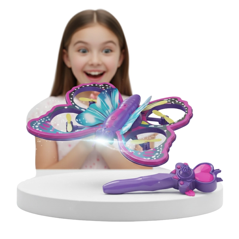 AVIÓN AEROJET MARIPOSA CON CONTROL DE VARITA PARA NIÑAS - 2