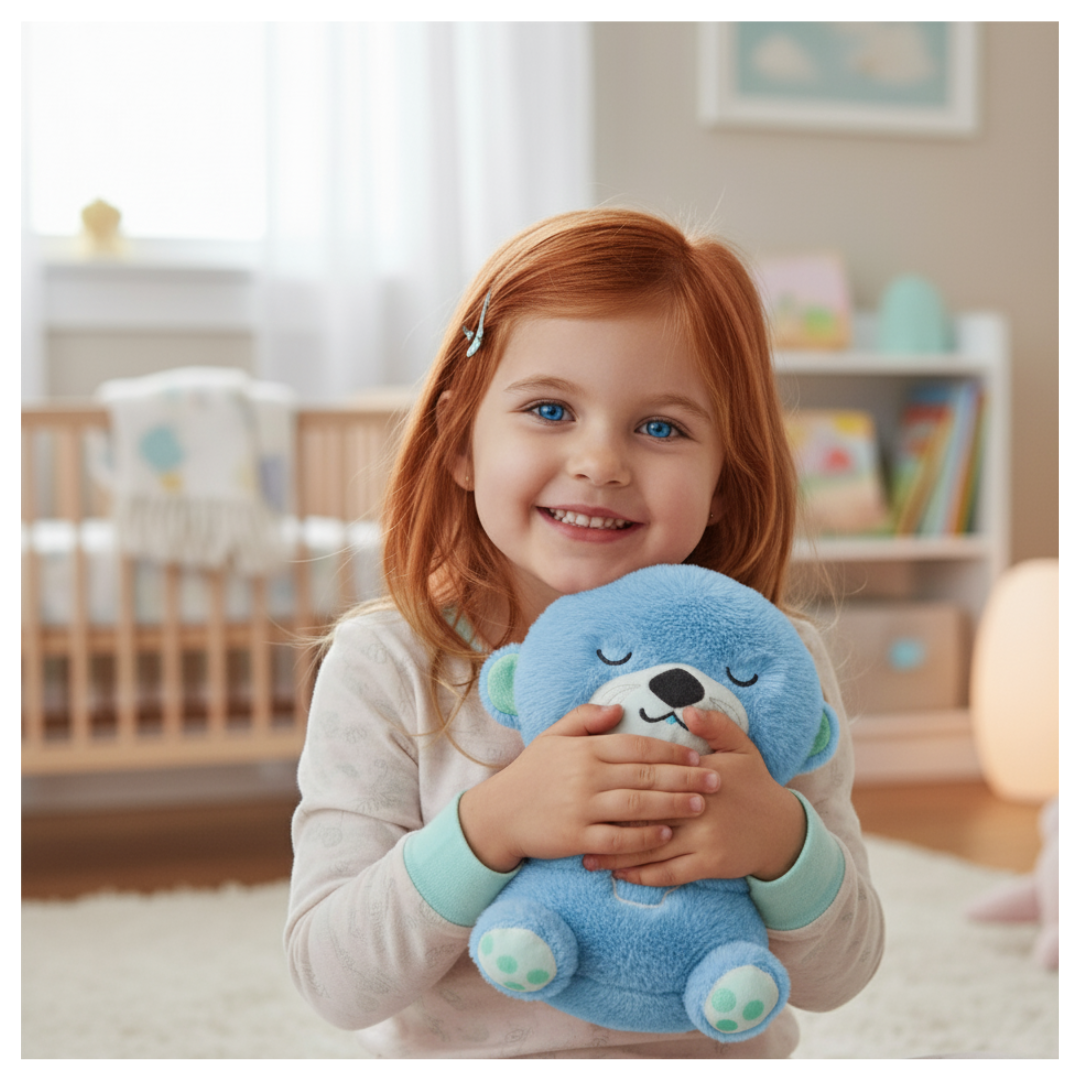 PELUCHE NUTRIA DORMILONA HORA DEL SUEÑO PERFECTO PARA BEBÉS - 3