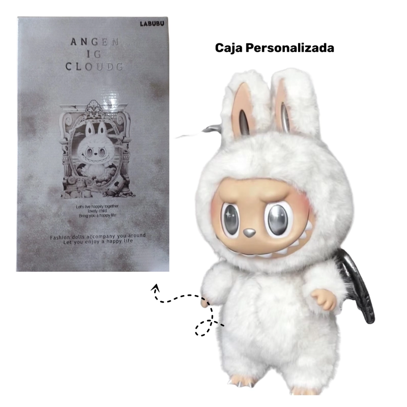 PELUCHE GRANDE DUPE LABUBU ZIMOMO ANGEL - 3