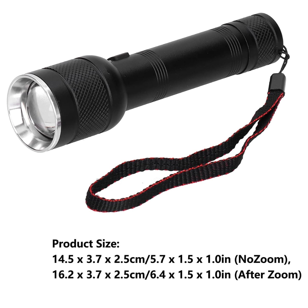 LINTERNAS 2000LM BRIGHTNESS SUPER POTENTE CON LUZ REFLECTANTE - 3