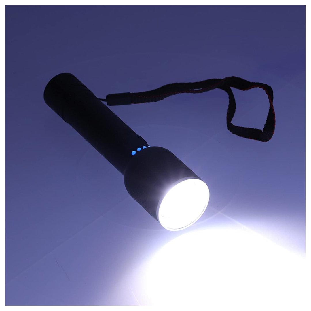 LINTERNAS 2000LM BRIGHTNESS SUPER POTENTE CON LUZ REFLECTANTE - 5
