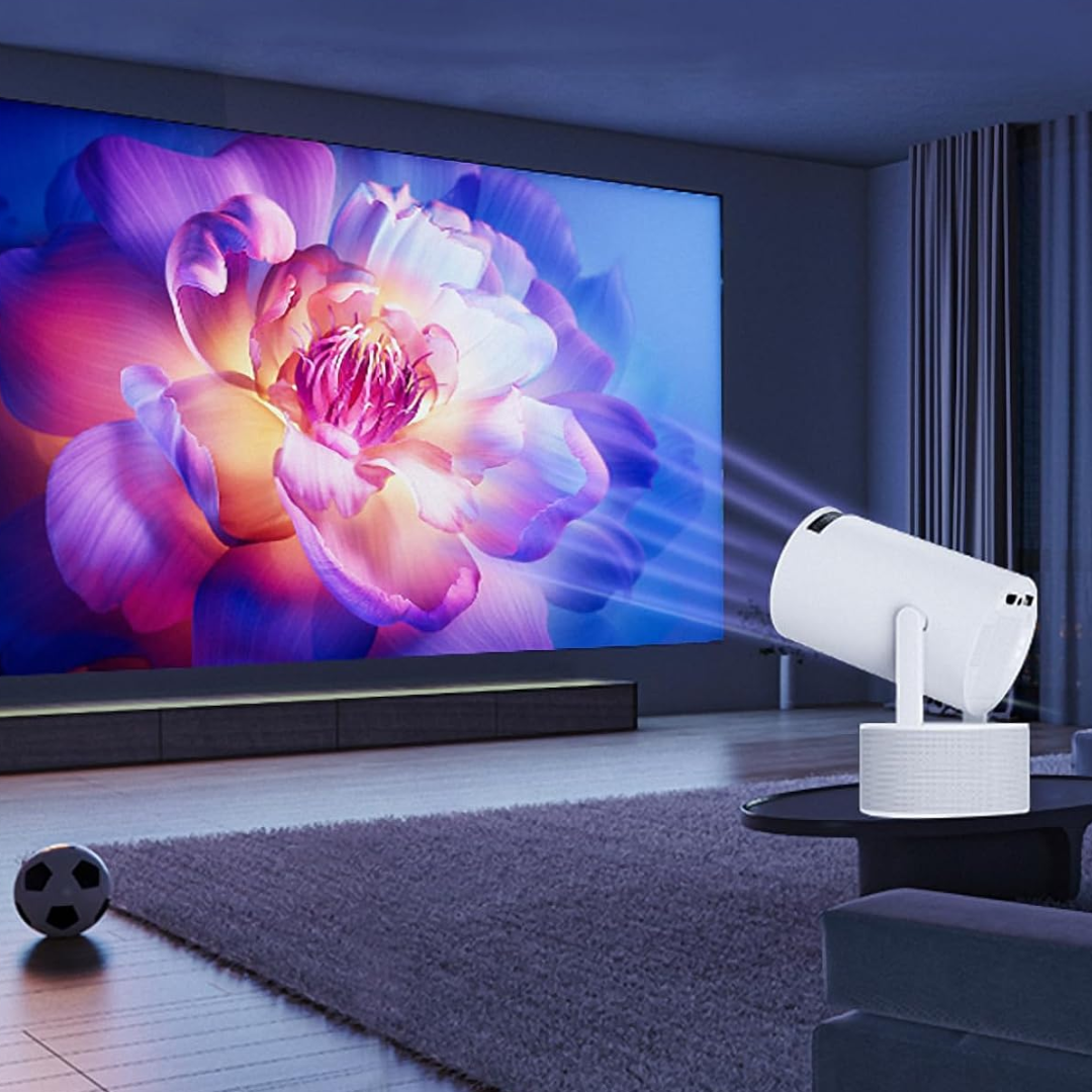 PROYECTOR PORTÁTIL WESTMINTER HN P -200 PRO WIFI 3700 LÚMENES ANDROID BLANCO - 4