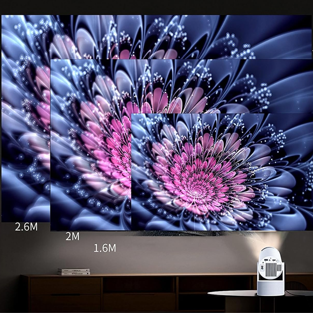 PROYECTOR PORTÁTIL WESTMINTER HN P -200 PRO WIFI 3700 LÚMENES ANDROID BLANCO - 5
