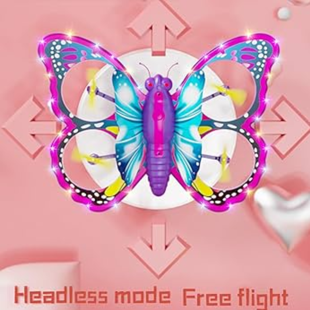 DRON MARIPOSA CONTROL ENCANTADOR - IDEAL PARA LA PRINCESA DE LA CASA - 4