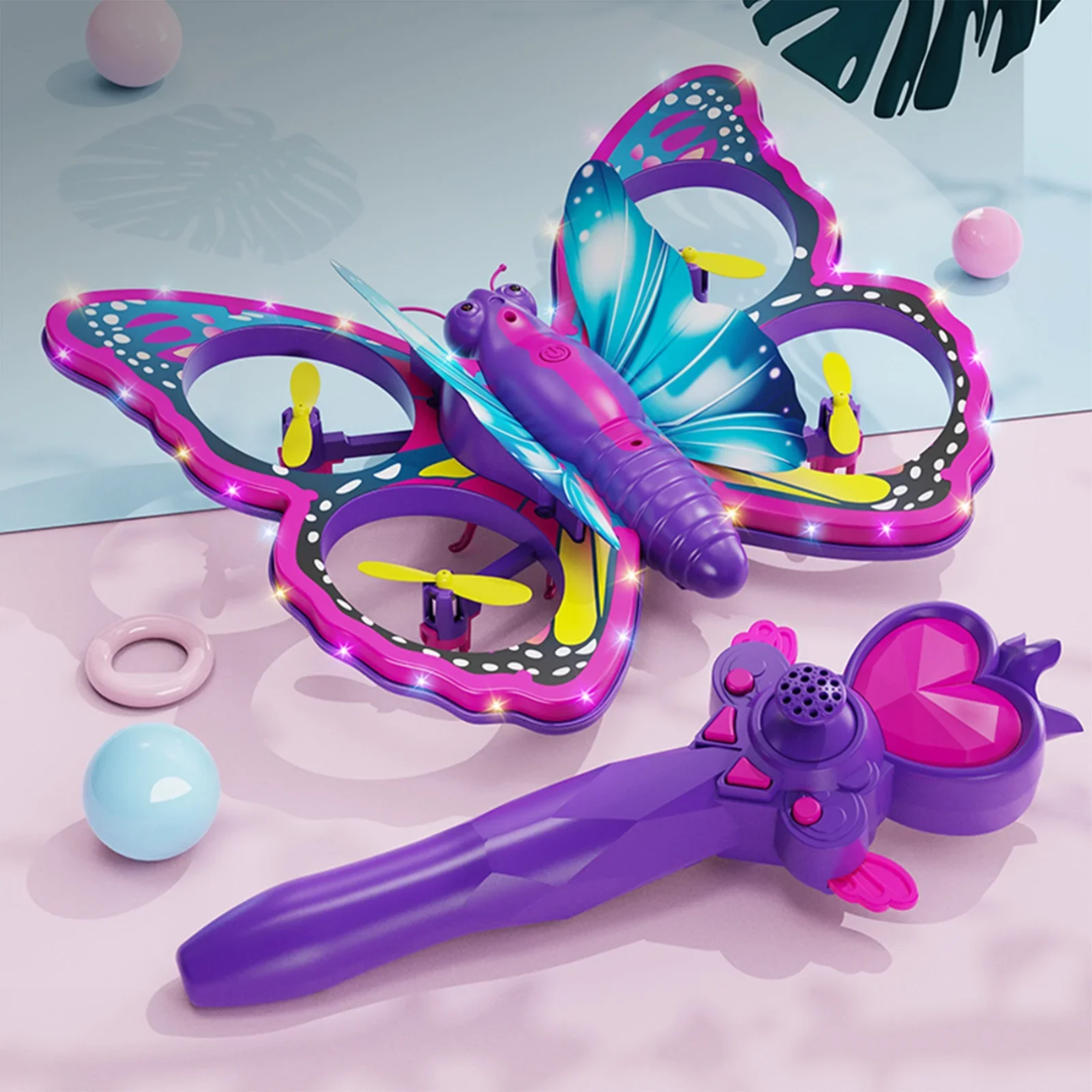 DRON MARIPOSA CONTROL ENCANTADOR - IDEAL PARA LA PRINCESA DE LA CASA - 5