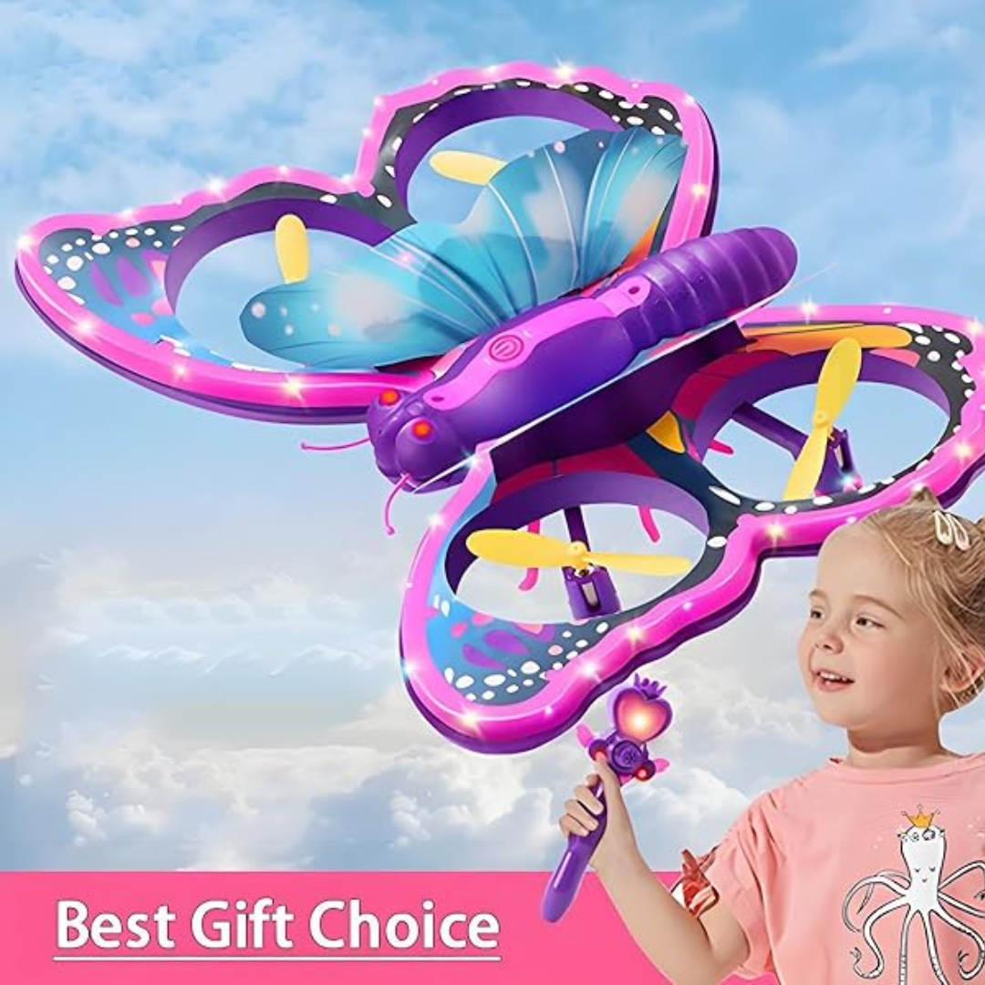 DRON MARIPOSA CONTROL ENCANTADOR - IDEAL PARA LA PRINCESA DE LA CASA - 6
