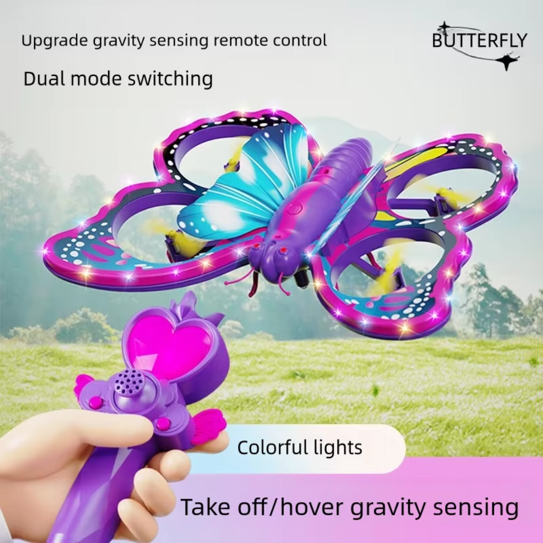 DRON MARIPOSA CONTROL ENCANTADOR - IDEAL PARA LA PRINCESA DE LA CASA - 7