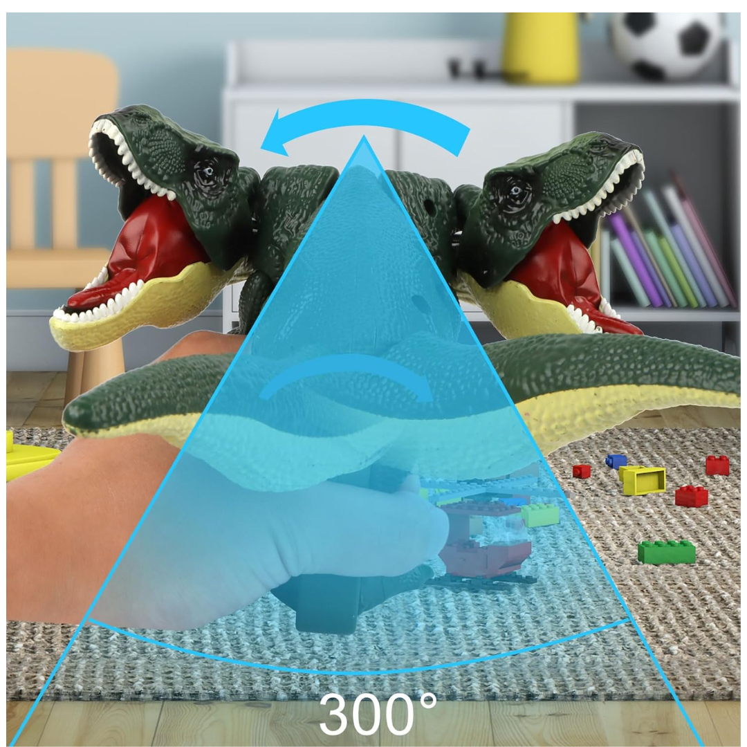 DINO ZAZA ROAR ROAR JUGUETE VIRAL TIKTOK PARA NIÑOS Y ADULTOS LUCES SONIDO REALISTA - 6