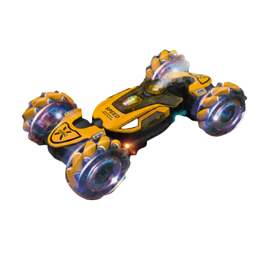 CARRO A CONTROL REMOTO JUGUETE PARA NIÑOS STUNT WOLVERINE | LUCES GIRO DE 360° Y ACROBÁTICOS - 4