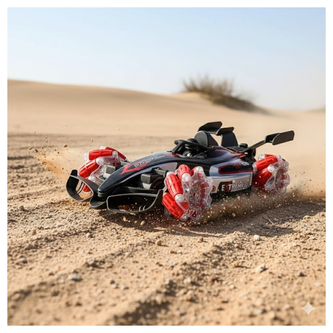 CARRO A CONTROL REMOTO RACING CAR SPRAY PARA NIÑOS / CONTROL SENSOR DE MANO / EFECTO HUMO ACROBACIAS Y LUCES - 2