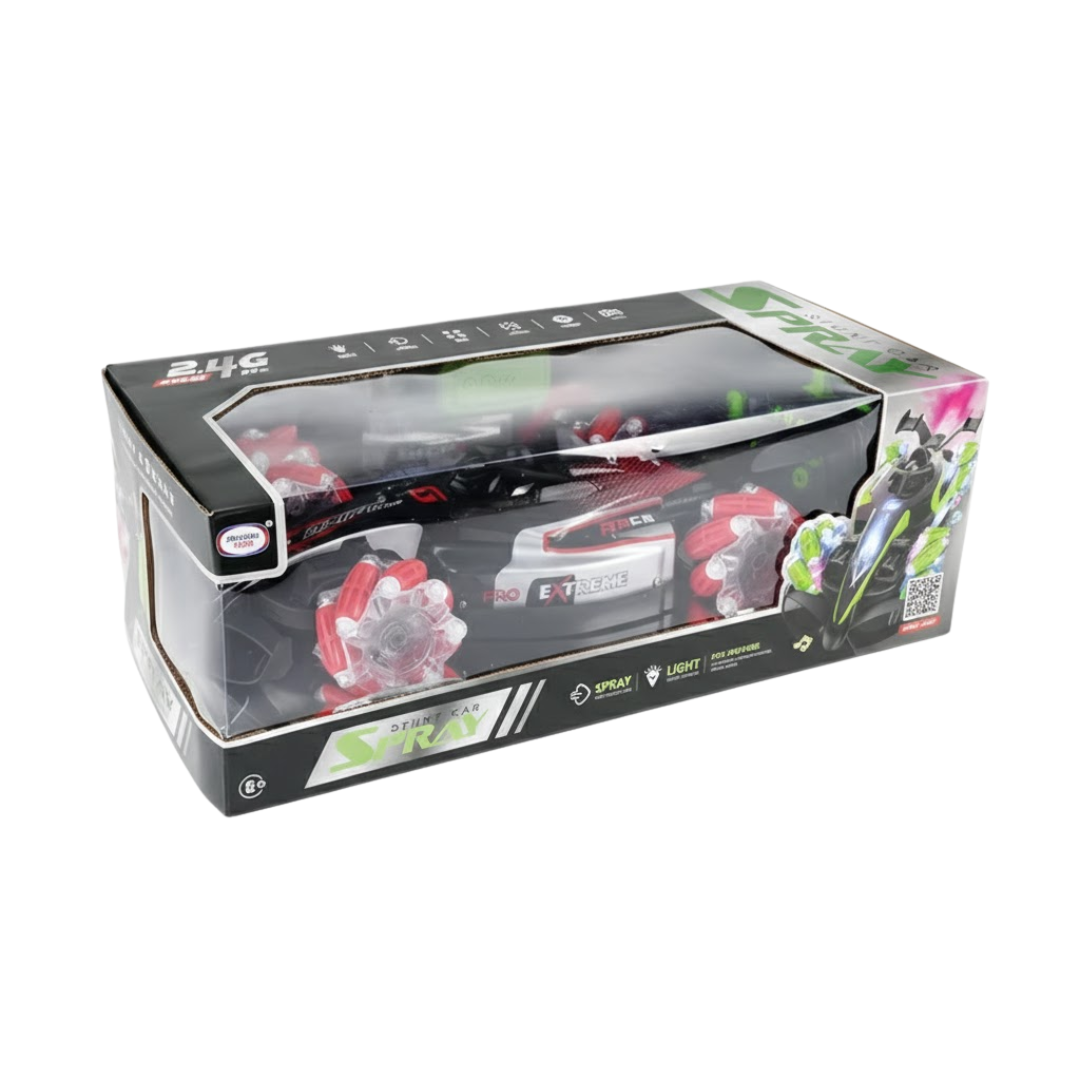 CARRO A CONTROL REMOTO RACING CAR SPRAY PARA NIÑOS / CONTROL SENSOR DE MANO / EFECTO HUMO ACROBACIAS Y LUCES - 8