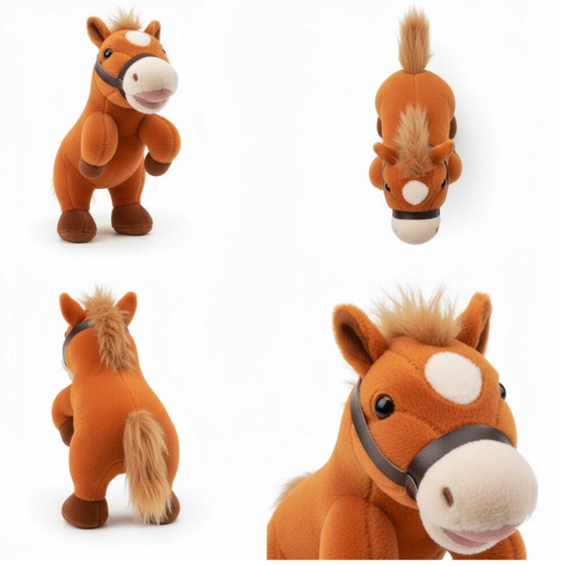 PELUCHE CABALLITO CON MONOPATIN PATINETA PARA NIÑOS -  MUSICAL GIRO 360º - 5