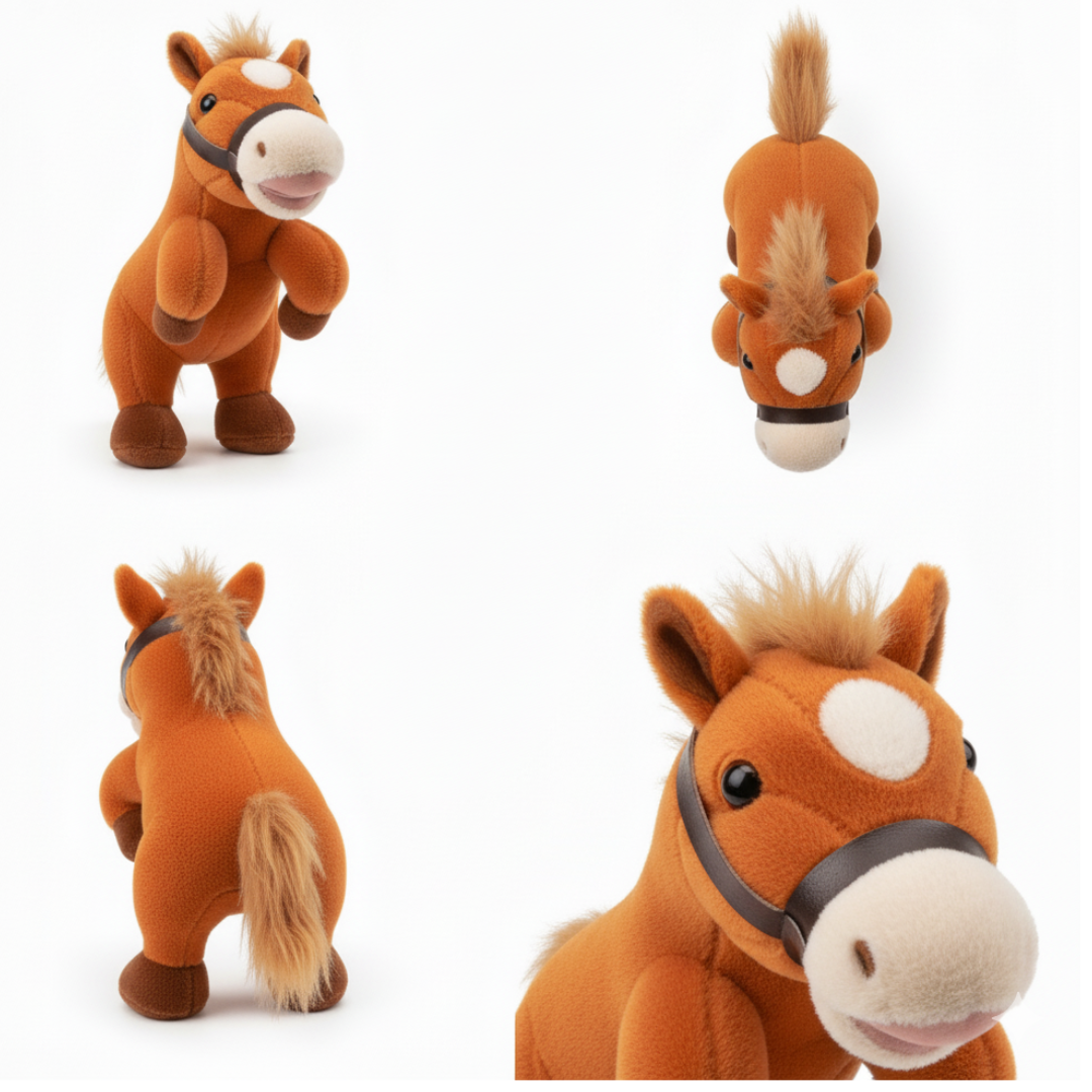 MONOPATÍN PELUCHE CABALLITO BAILARÍN MUSICAL CON GIRO 360° - 5