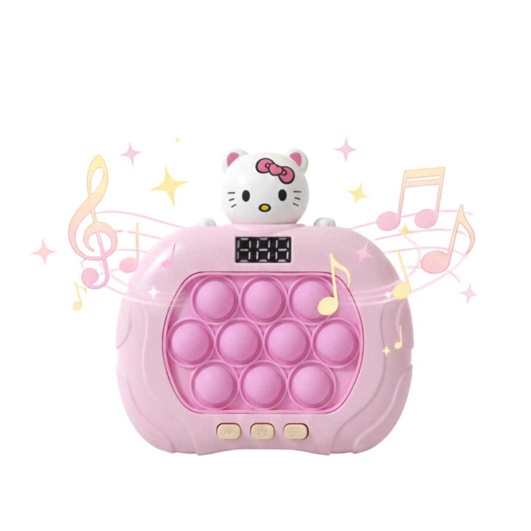 POP IT SQUISHIES ELECTRONICO CON PANTALLA HELLO KITTY CON SONIDO Y LUCES - 1