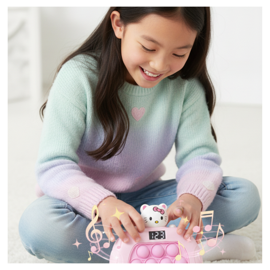 POP IT SQUISHIES ELECTRONICO CON PANTALLA HELLO KITTY CON SONIDO Y LUCES - 2