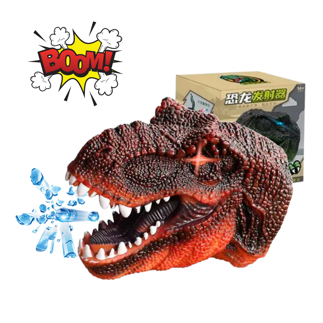 PISTOLA LANZADORA DE HIDROGEL DINOSAURIO CON BATERÍA, CARGADOR, LENTES Y ACCESORIOS - 1