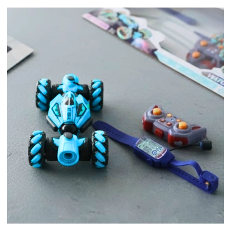 CARRO STUNT CAR A CONTROL REMOTO PARA NIÑOS SENSOR MANUAL BATERIA USB - 2