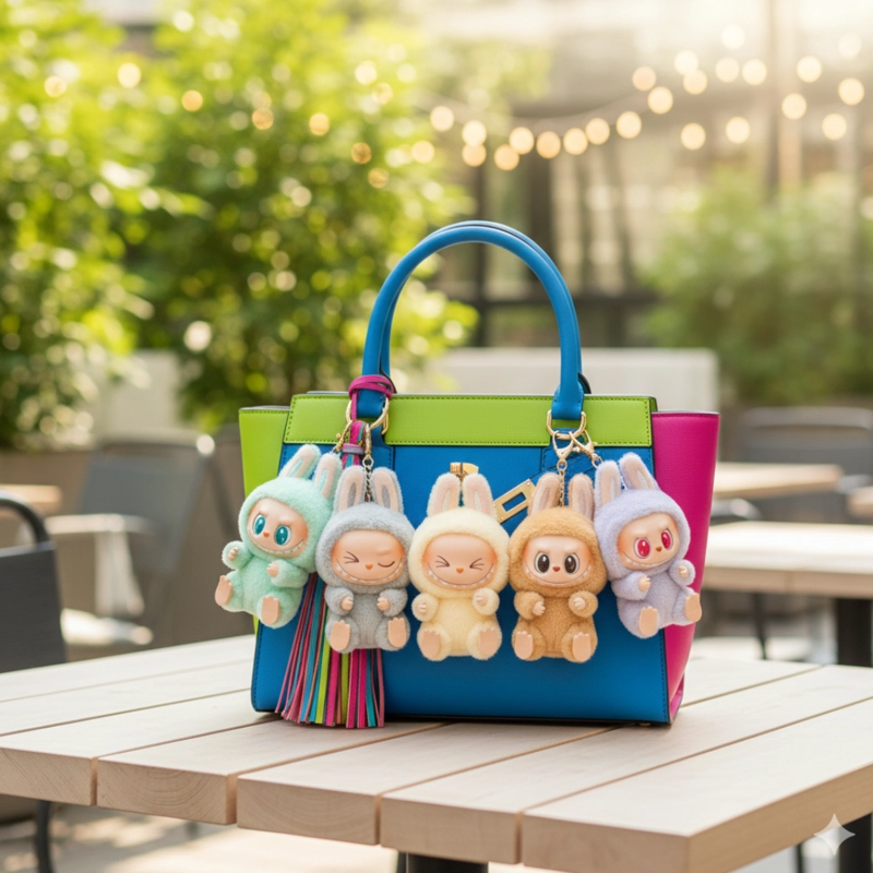 PACK X6 LABUBU DUPE THE MONSTERS SORPRESA VIRAL ESTILO DUPE - CAJA PERSONALIZADA, BOLSA - 4