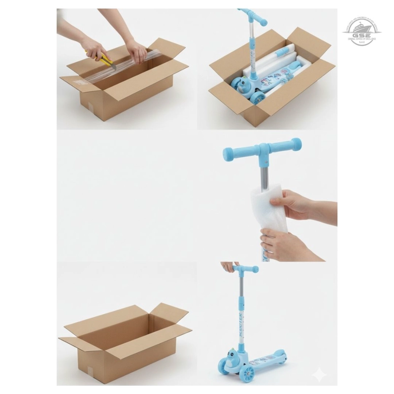 SCOOTER CELESTE INFANTIL PREMIUM 3 RUEDAS AJUSTABLE ESTABLE Y ANTIDESLIZANTE - 3