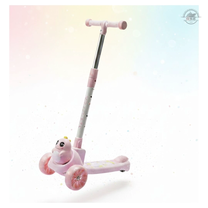 SCOOTER ROSA INFANTIL PREMIUM 3 RUEDAS AJUSTABLE ESTABLE Y ANTIDESLIZANTE - 1