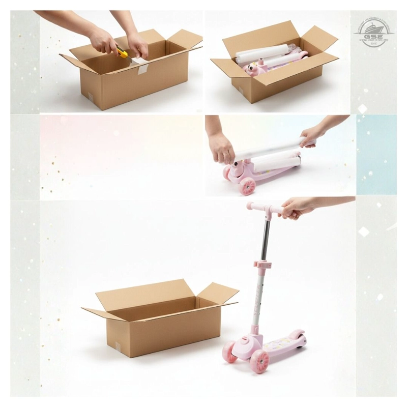 SCOOTER ROSA INFANTIL PREMIUM 3 RUEDAS AJUSTABLE ESTABLE Y ANTIDESLIZANTE - 3