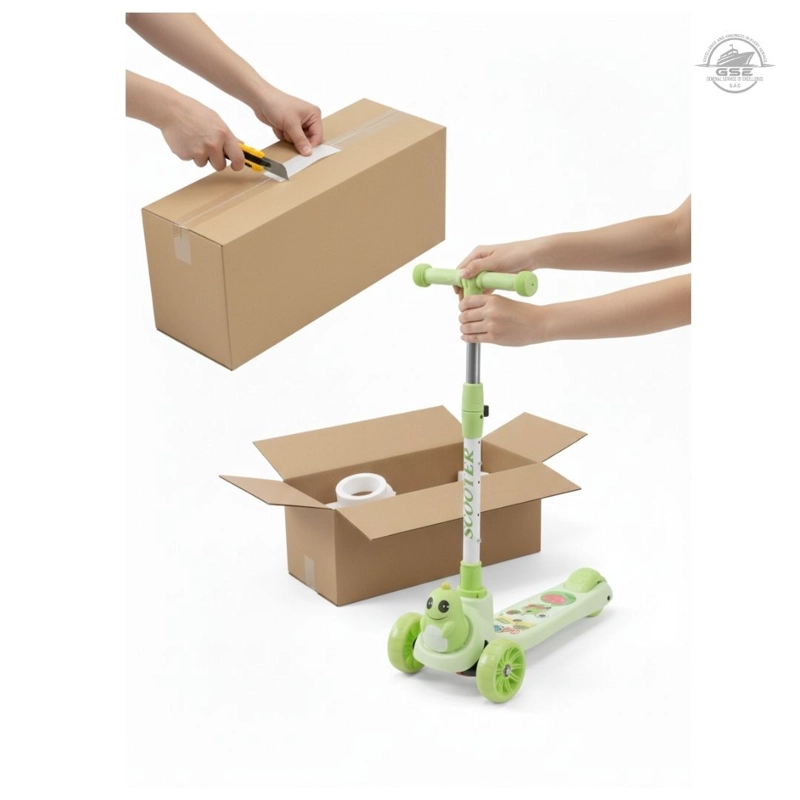 SCOOTER VERDE INFANTIL PREMIUM 3 RUEDAS AJUSTABLE ESTABLE Y ANTIDESLIZANTE - 3