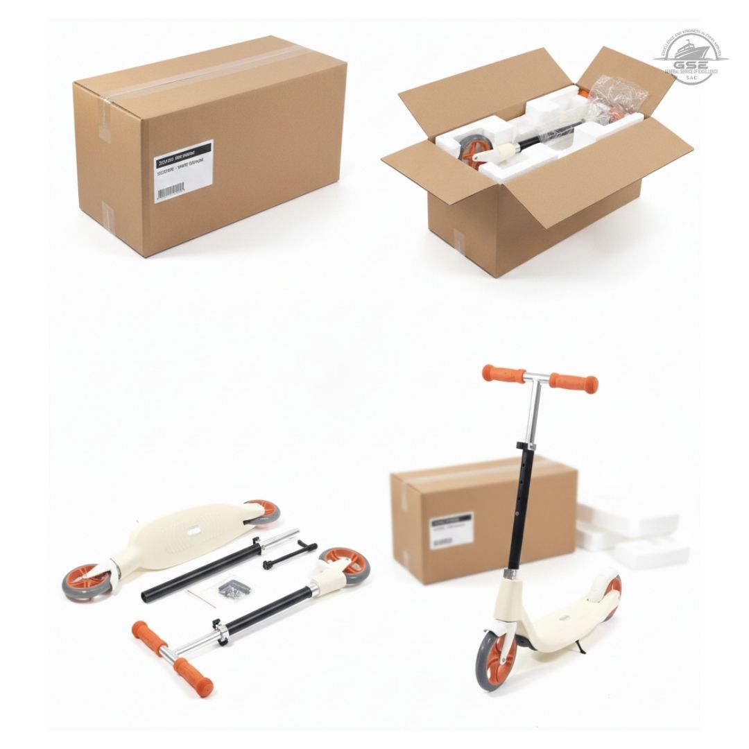 SCOOTER INFANTIL CREMA 3 RUEDAS AJUSTABLE PARA NIÑOS DE 8 A 12 AÑOS - 4