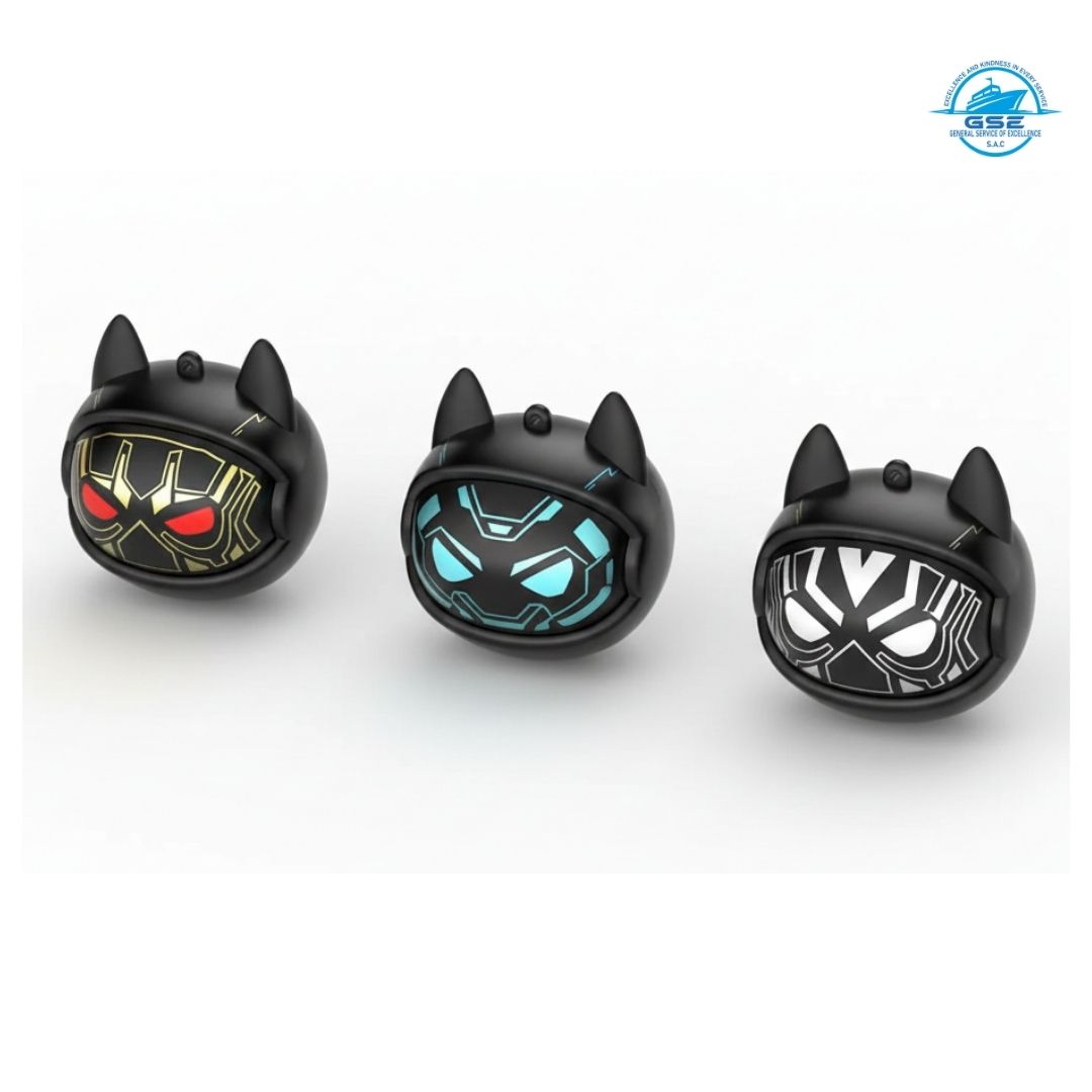 AUDÍFONOS BLUETOOTH TÁCTILES CON ESTUCHE CAMBIA CARITAS Y COLLAR - 3