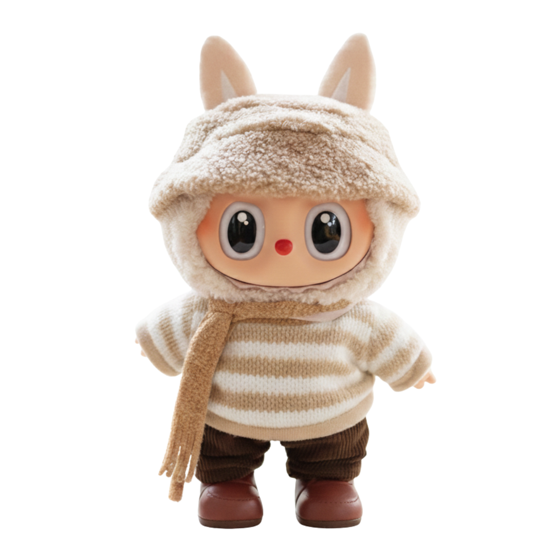PELUCHE LABUBU HAVE A SEAT DUPE GRANDE 30 CM - 1