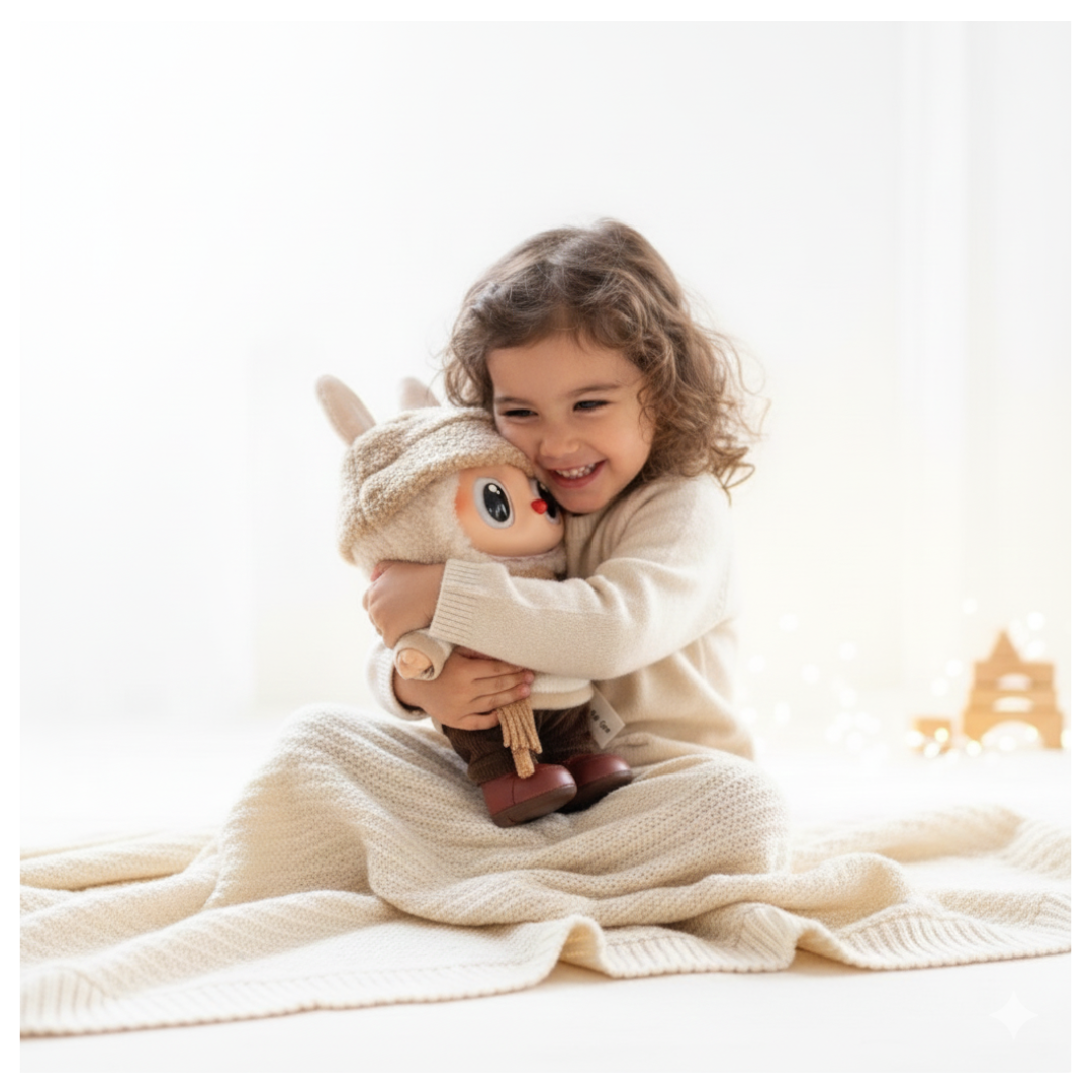 PELUCHE LABUBU HAVE A SEAT DUPE GRANDE 30 CM - 2