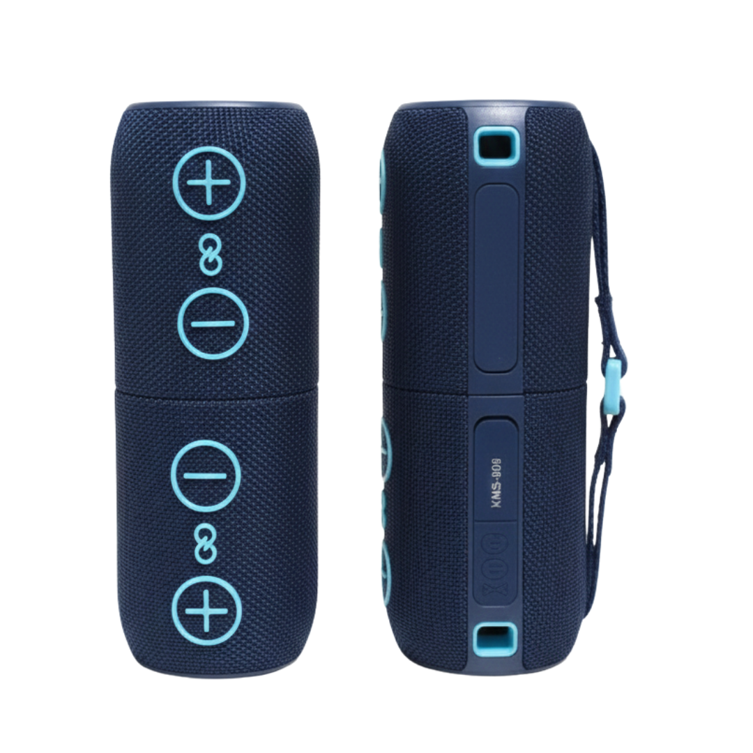 PARLANTE BLUETOOTH KIMISO RECARGABLE PORTÁTIL LUCES LED RGB BOCINA INALÁMBRICA KMS-808 - 4