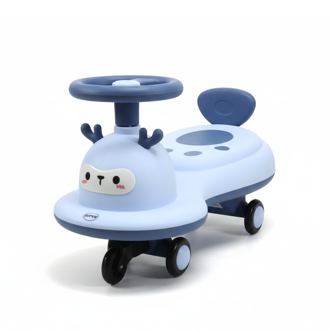 CARRITO MONTABLE COLOR CELESTE, SEGURO Y DIVERTIDO PARA LOS MÁS PEQUEÑOS - 1