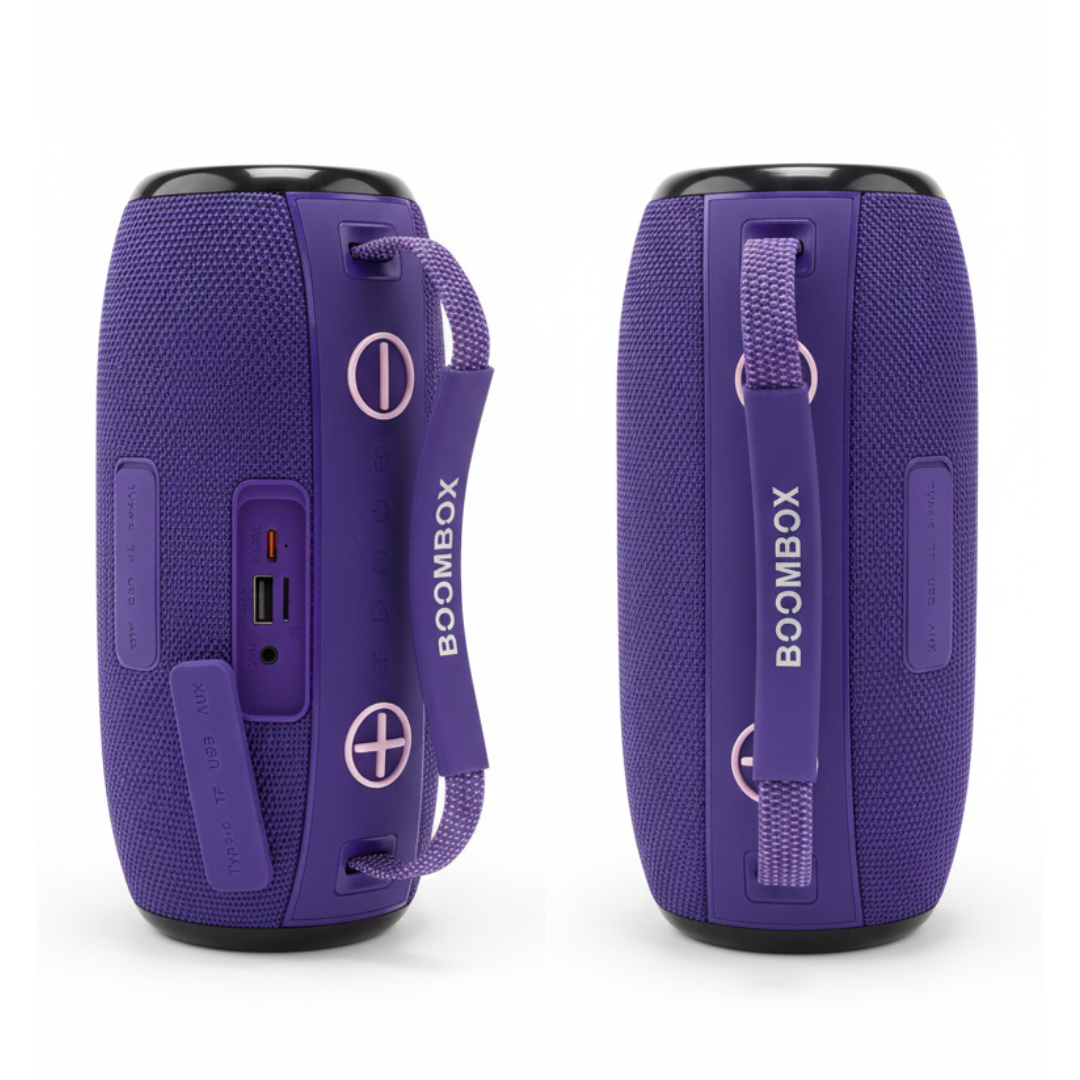 PARLANTE BLUETOOTH KIMISO KMS-279 PORTÁTIL CON LUCES LED RGB - 2