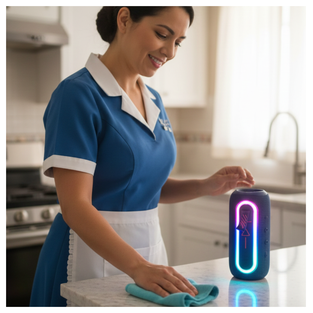 PARLANTE BLUETOOTH KIMISO RECARGABLE PORTÁTIL LUCES LED RGB BOCINA INALÁMBRICA KMS-220 - 2