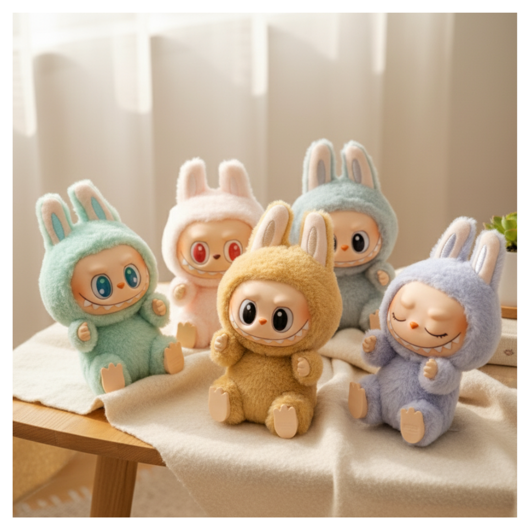 ROPA PARA LABUBU 3 PIEZAS CONJUNTO JUVENIL SUPER KAWAII / REMOVIBLE COLECCIONABLE THE MONSTER COLLECTION - 5