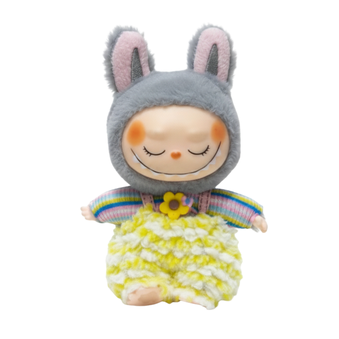 ROPA PARA LABUBU 2 PIEZAS CONJUNTO FLORAL SUPER KAWAII / REMOVIBLE COLECCIONABLE THE MONSTER COLLECTION - 1