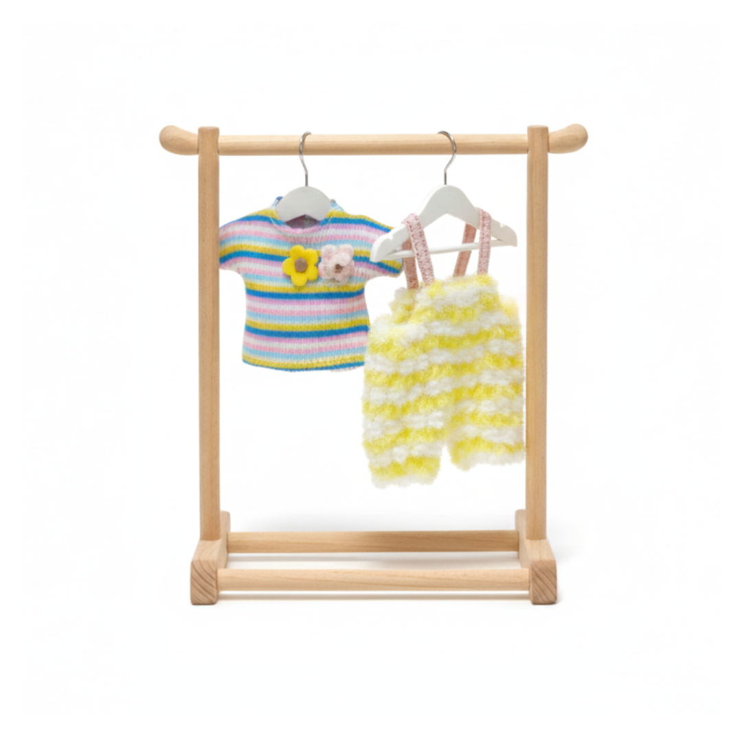 ROPA PARA LABUBU 2 PIEZAS CONJUNTO FLORAL SUPER KAWAII / REMOVIBLE COLECCIONABLE THE MONSTER COLLECTION - 3