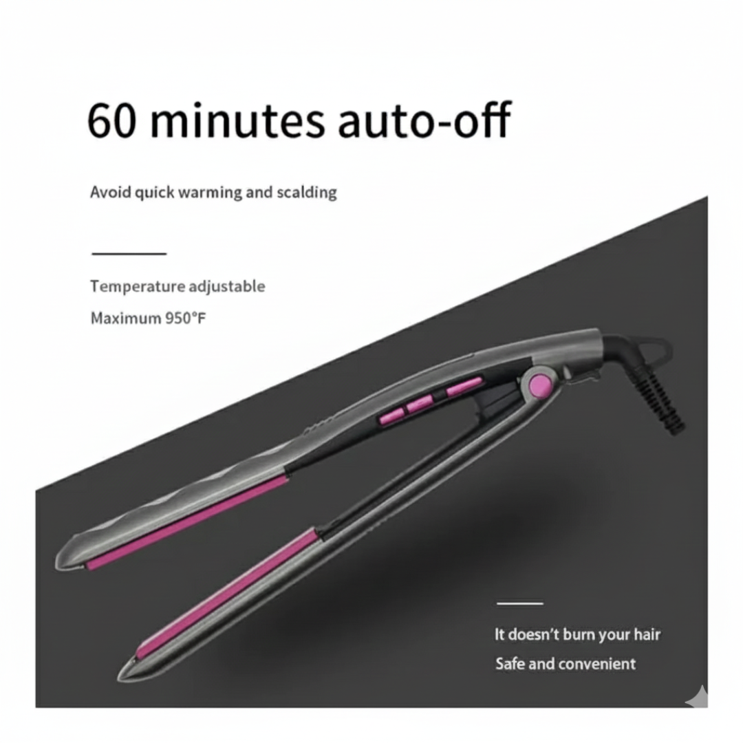 PLANCHA ALISADORA Y RIZADORA ROZIA CABELLO PROFESIONAL / PRO HR589 - 3