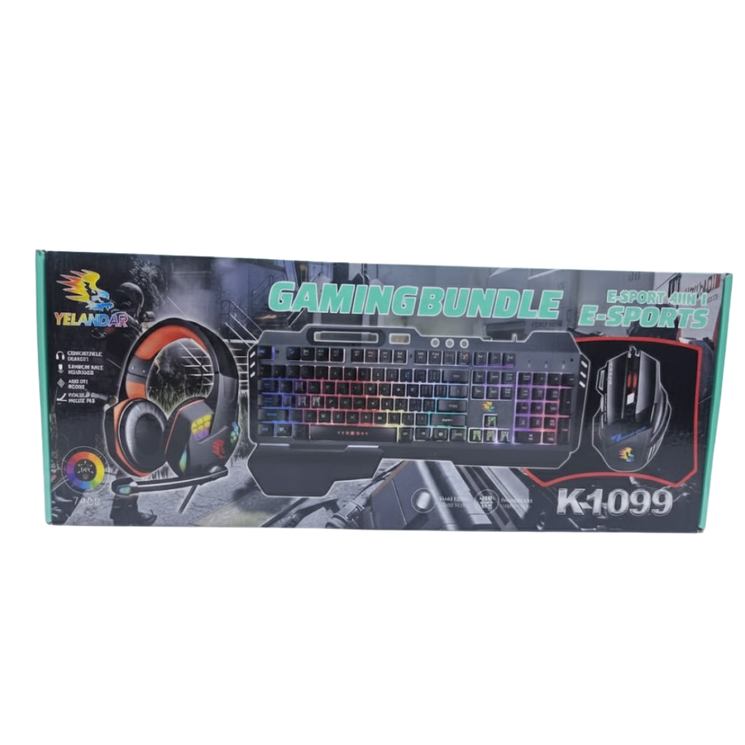 KIT GAMER 3 EN 1 TECLADO MOUSE Y AUDÍFONOS RGB ALÁMBRICO - 6
