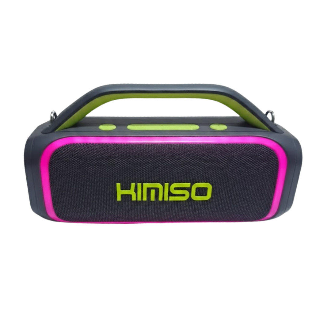 PARLANTE KIMISO PORTÁTIL KMS- 807 / DOS MICRÓFONOS INALÁMBRICOS VOLUMEN ALTA POTENCIA - 4