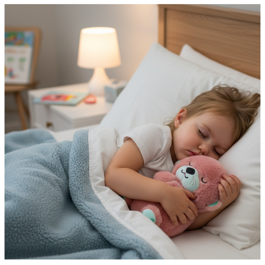 PELUCHE NUTRIA DORMILONA HORA DEL SUEÑO PERFECTO PARA BEBÉS - 3