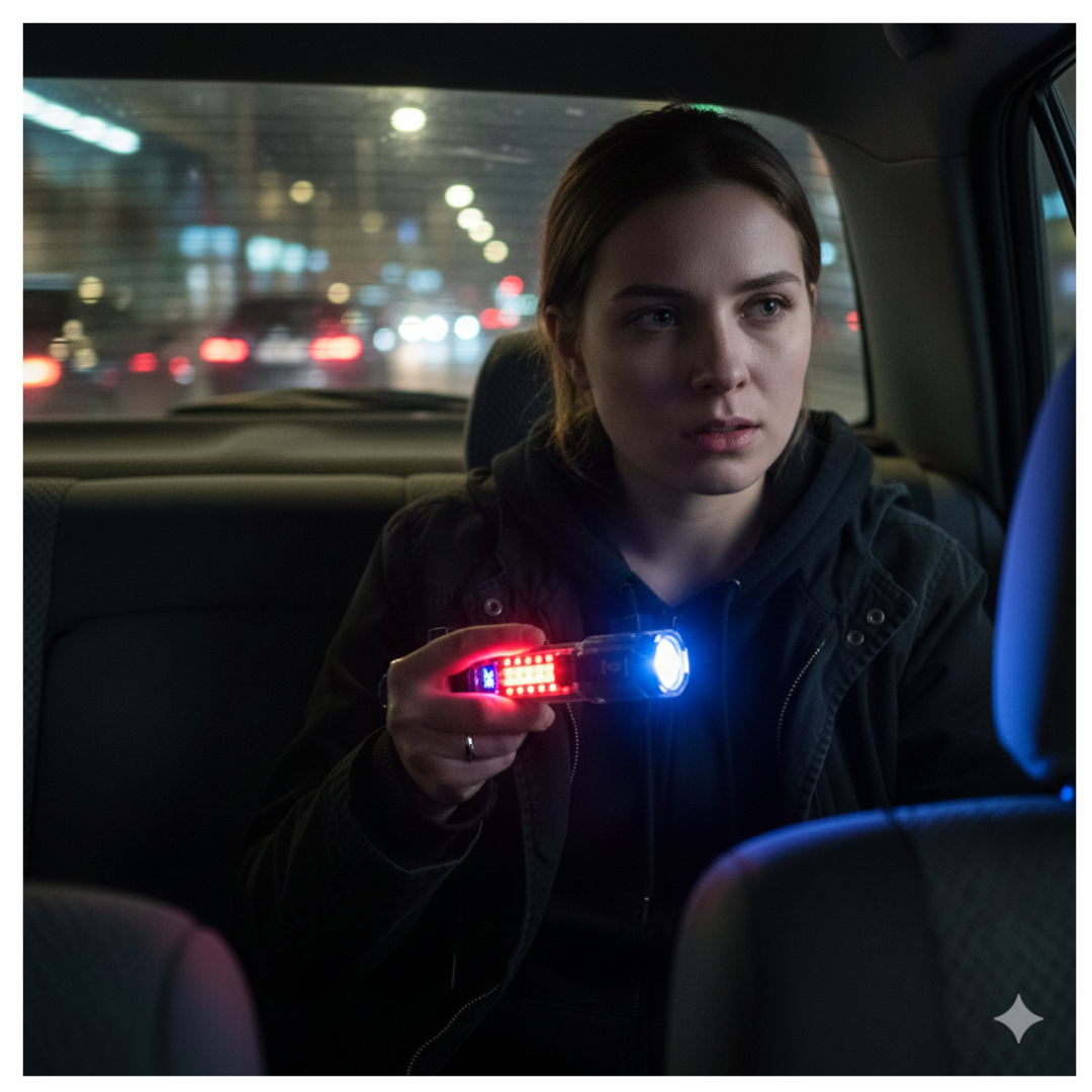 LINTERNA MULTIFUNCIÓN 10 EN 1 CON MARTILLO DE SEGURIDAD Y LUCES LED - 5